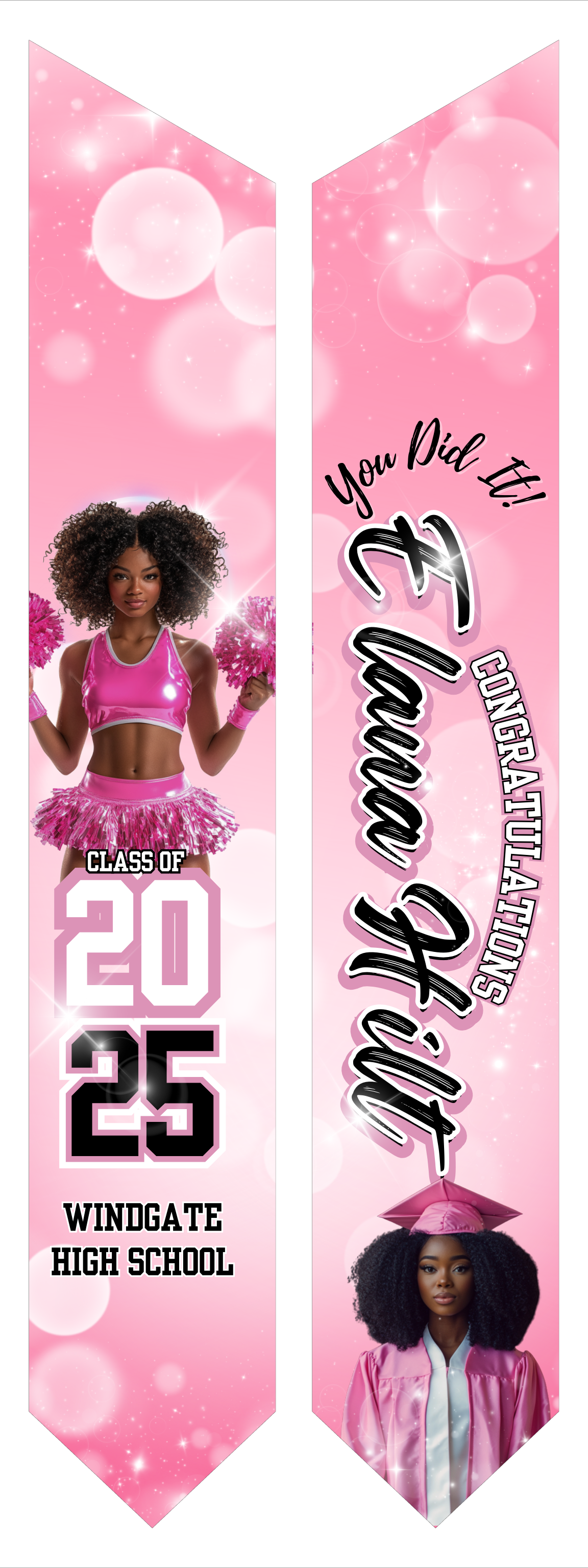 2025 Graduation Stole Personalized