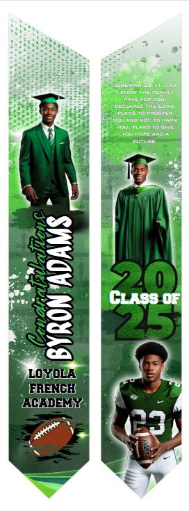 2025 Graduation Stole Personalized