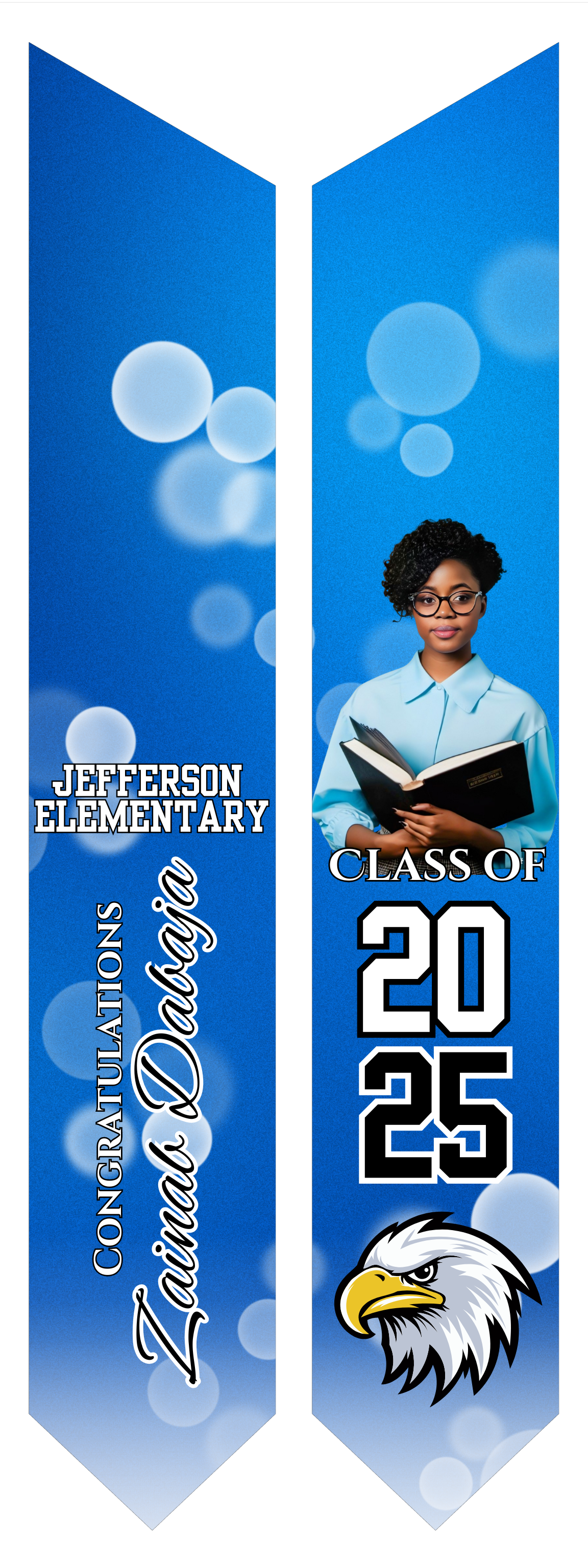 2025 Graduation Stole Personalized