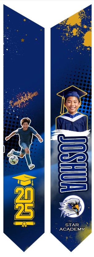2025 Graduation Stole Personalized