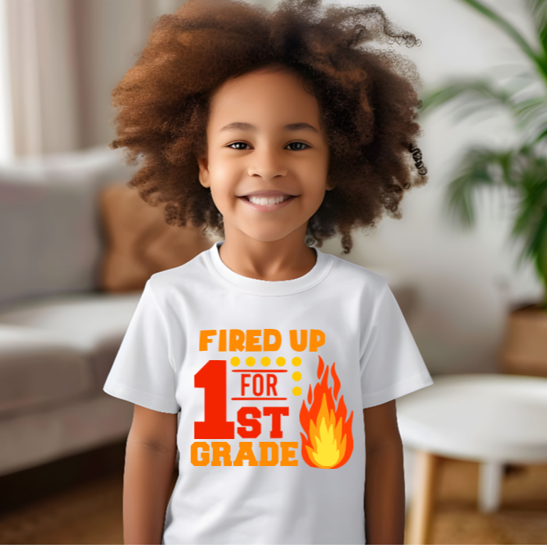 Fired Up for School Kid's T-Shirt