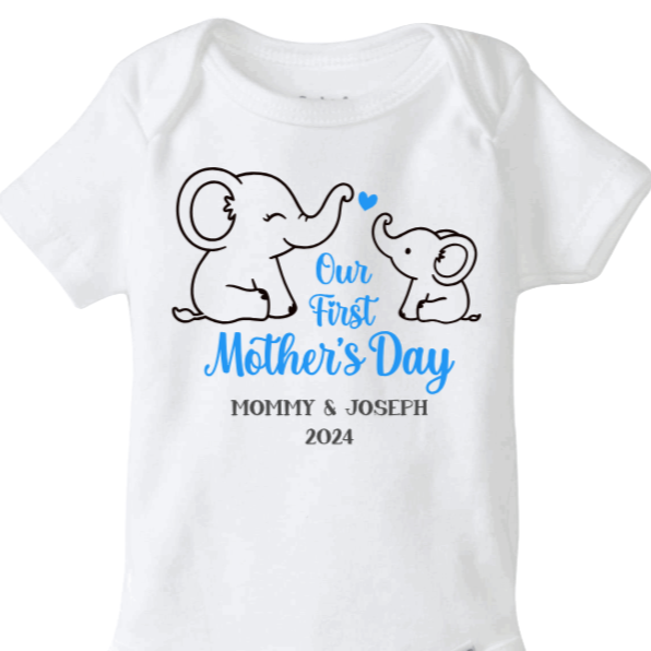 Our First Mother's Day Baby Onesie
