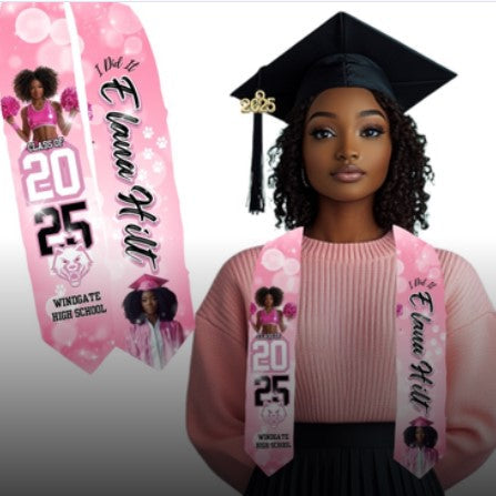 2025 Graduation Stole Personalized