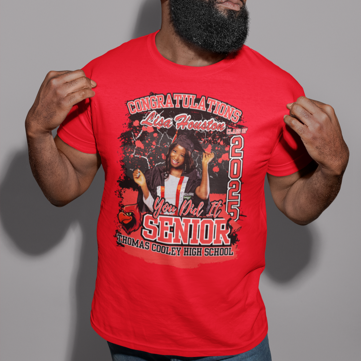 2025 Senior Adult Unisex T-Shirt Personalized