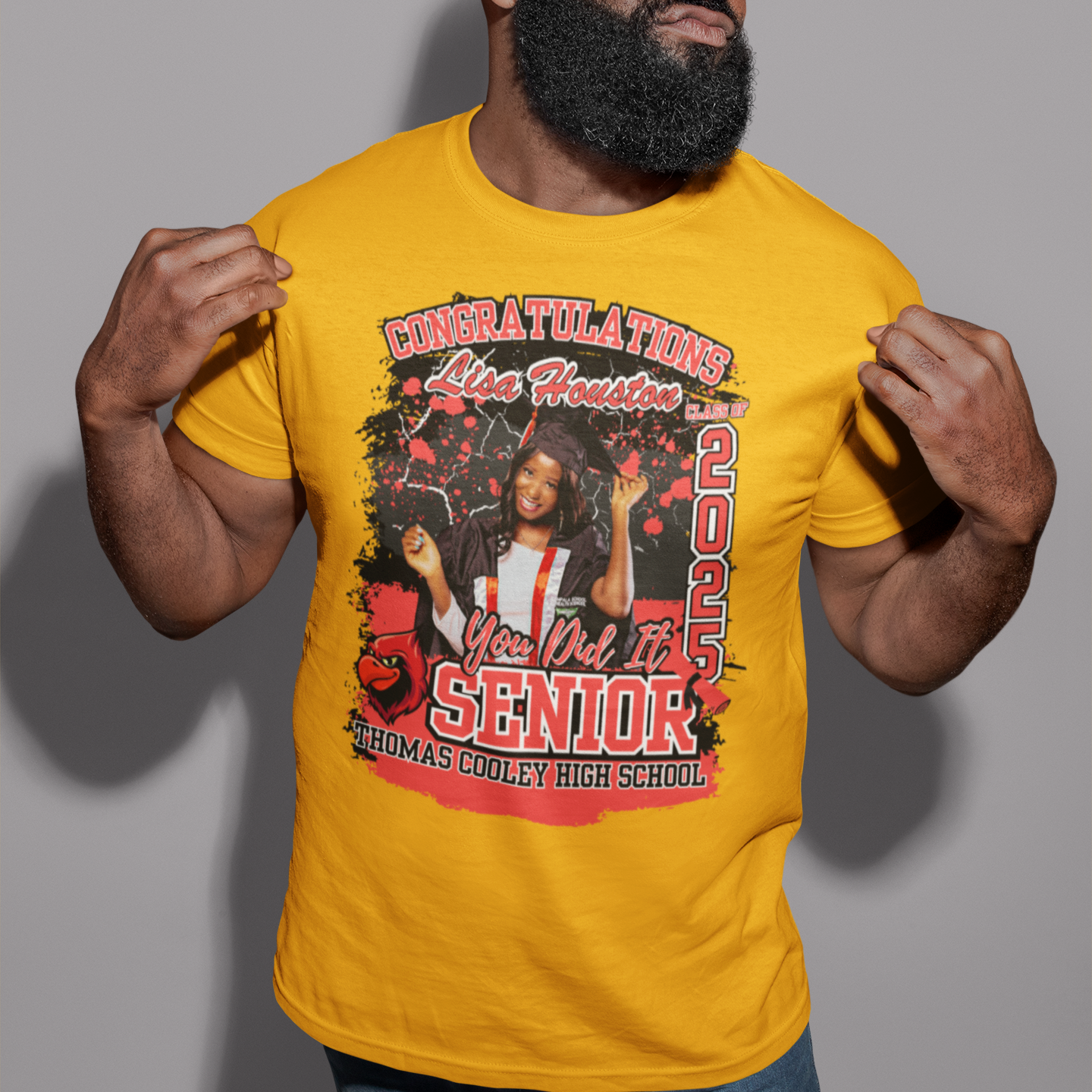 2025 Senior Adult Unisex T-Shirt Personalized
