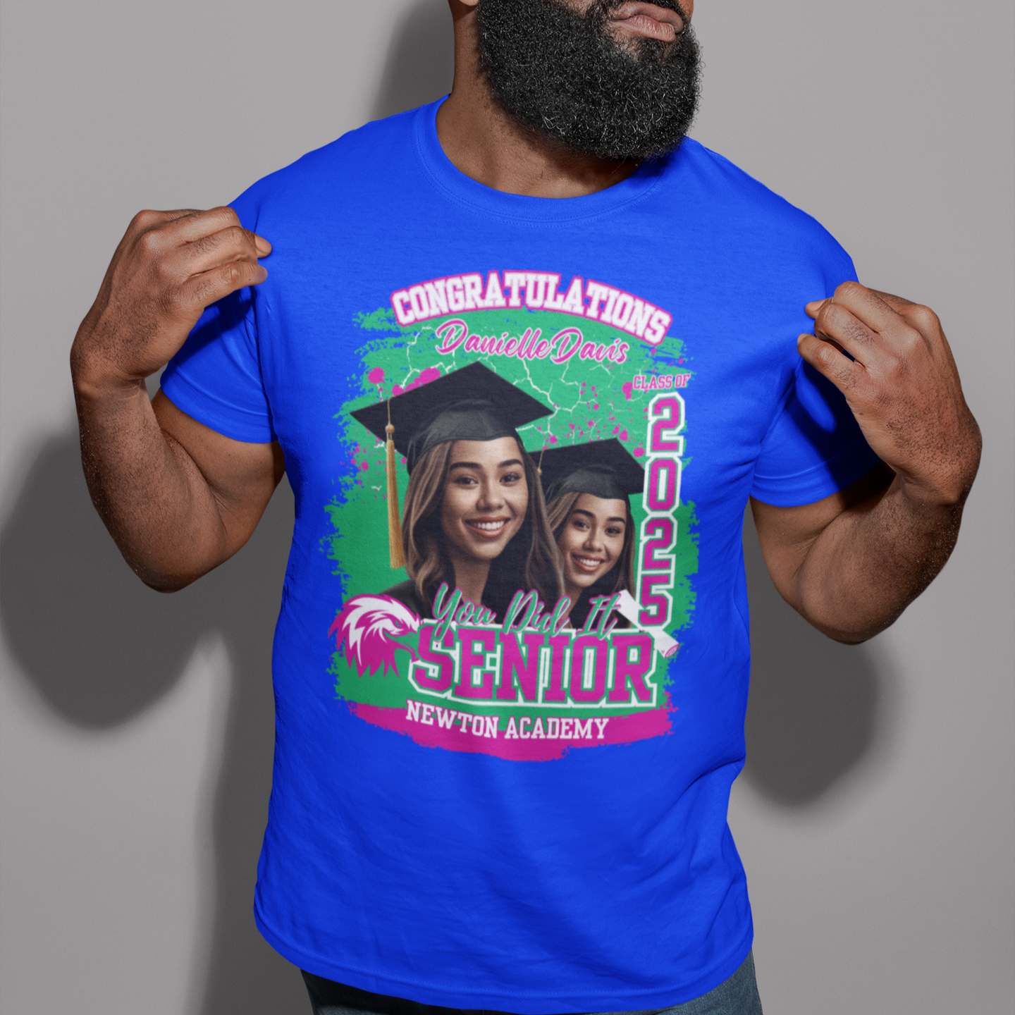 2025 Senior Adult Unisex T-Shirt Personalized
