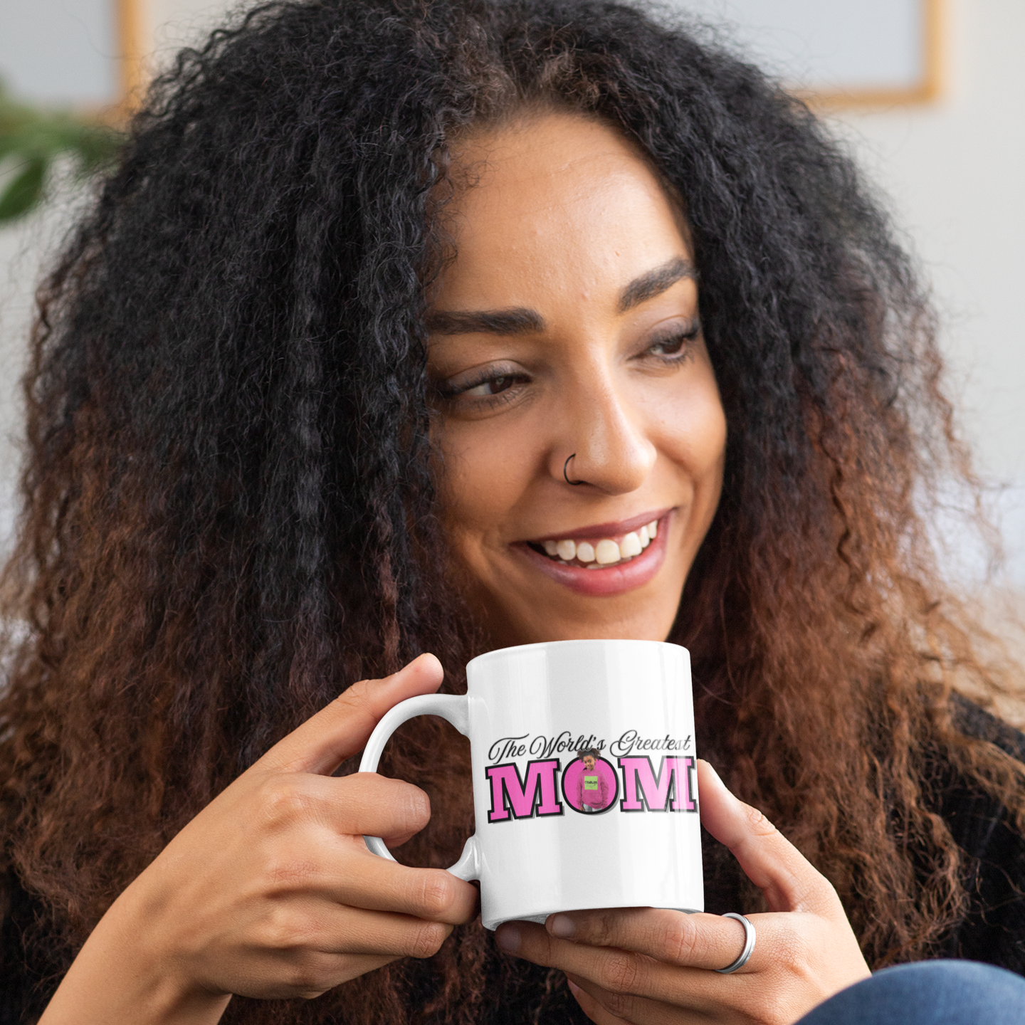 Mother's Day "MOM" Coffee Mug Personalized 11 oz
