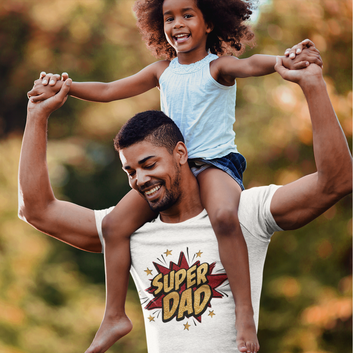 Super Dad Father's Day Short Sleeve Adult T-Shirt