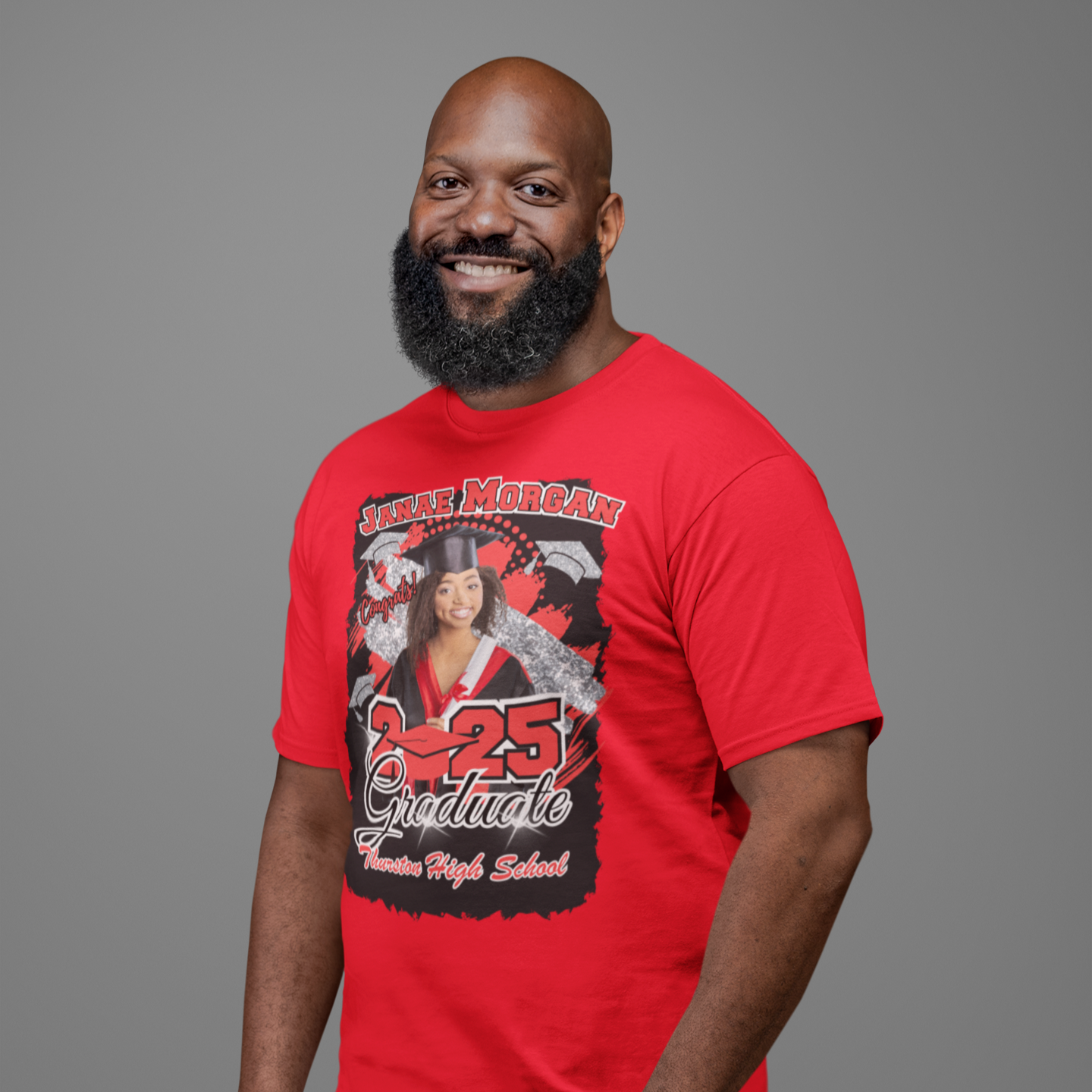 2025 Graduate Adult Unisex T-Shirt Personalized