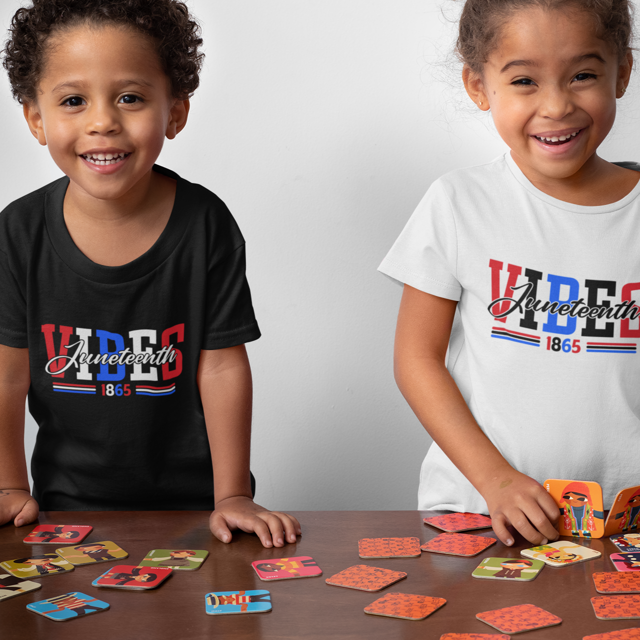 Juneteenth Vibes Short Sleeve Youth T-Shirt