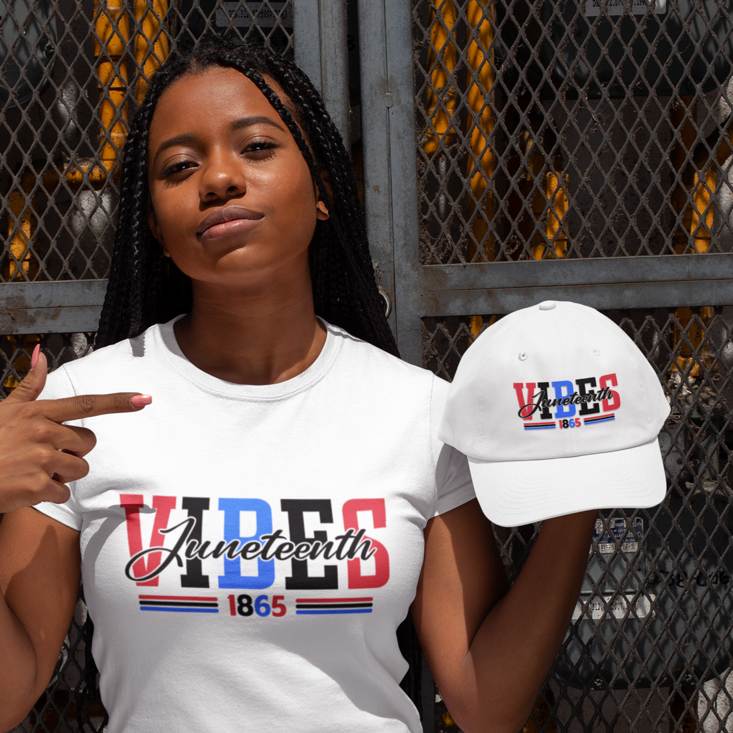 Juneteenth Vibes Baseball Hat Adult