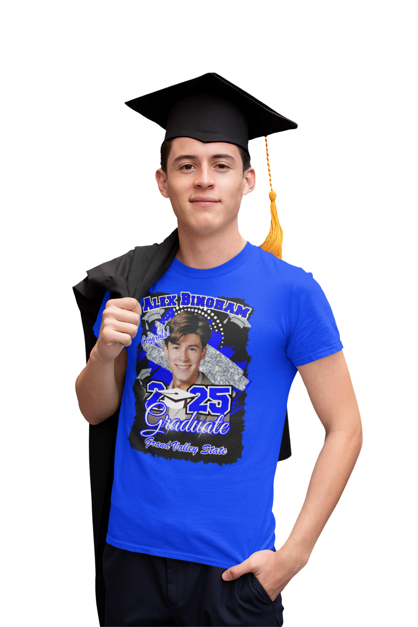 2025 Graduate Adult Unisex T-Shirt Personalized