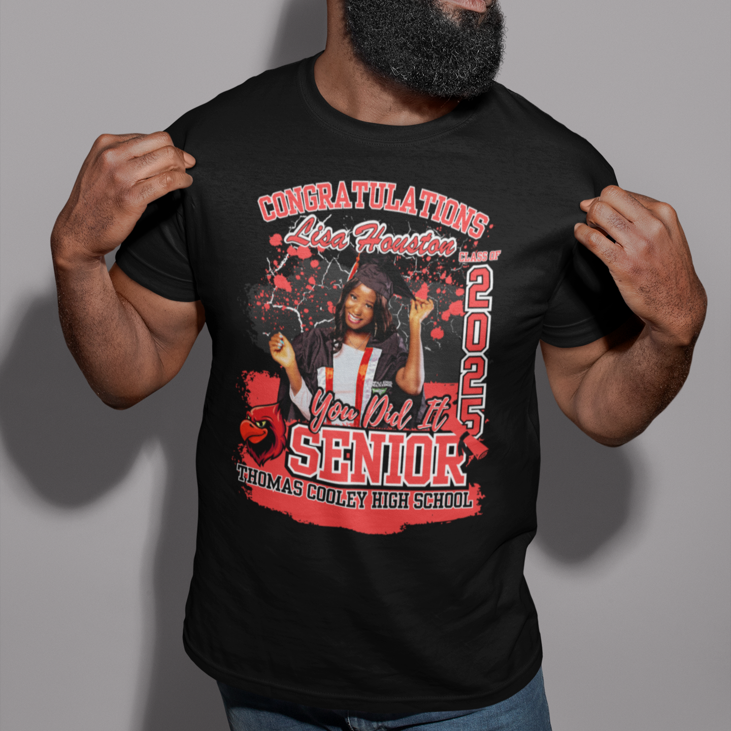2025 Senior Adult Unisex T-Shirt Personalized