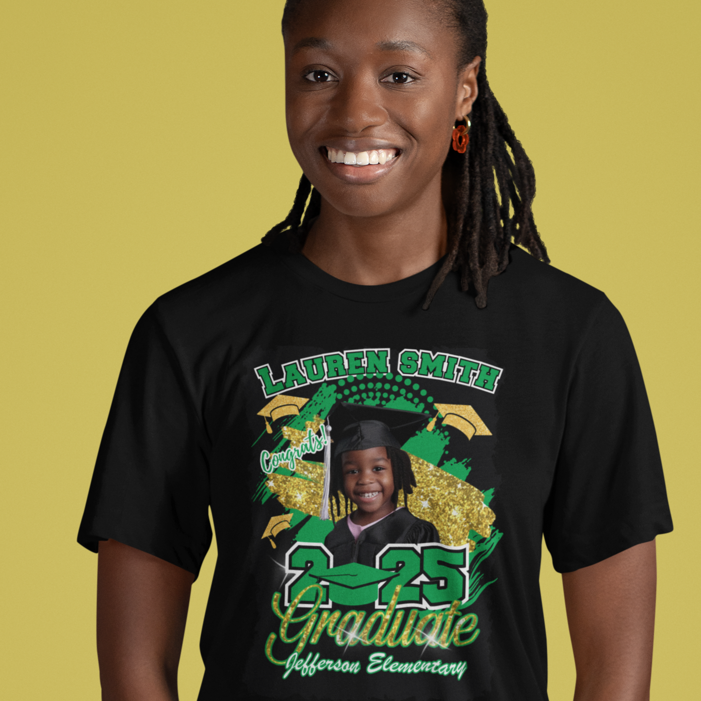 2025 Graduate Adult Ladies T-Shirt Personalized