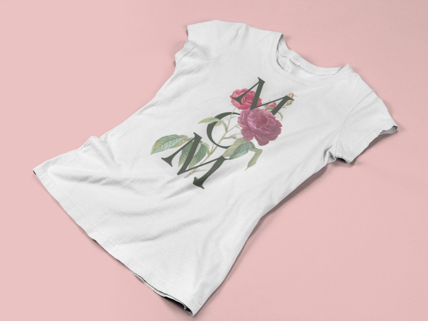 Green Floral Mother's Day Ladies T-Shirt