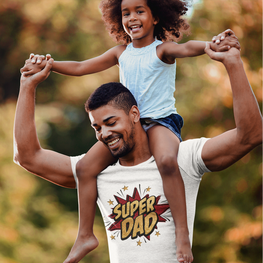 Super Dad Father's Day Short Sleeve Adult T-Shirt