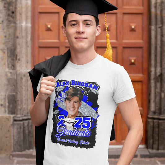 2025 Graduate Adult Unisex T-Shirt Personalized