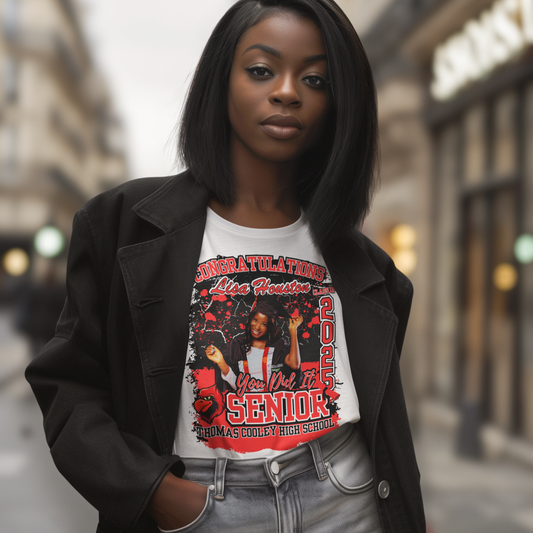 2025 Senior Adult Unisex T-Shirt Personalized